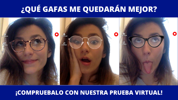 Probarse anteojos online outlet