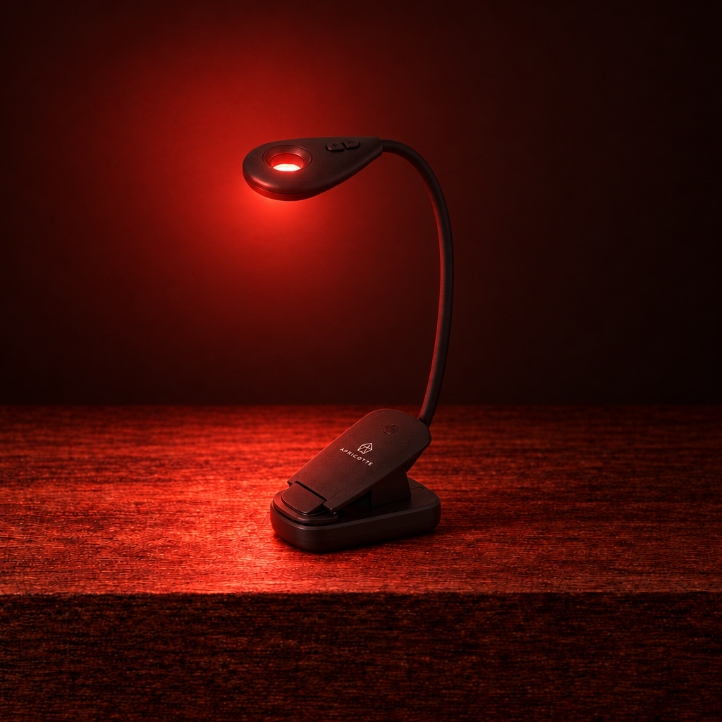 Pinza lámpara luz roja PLUS - recargable