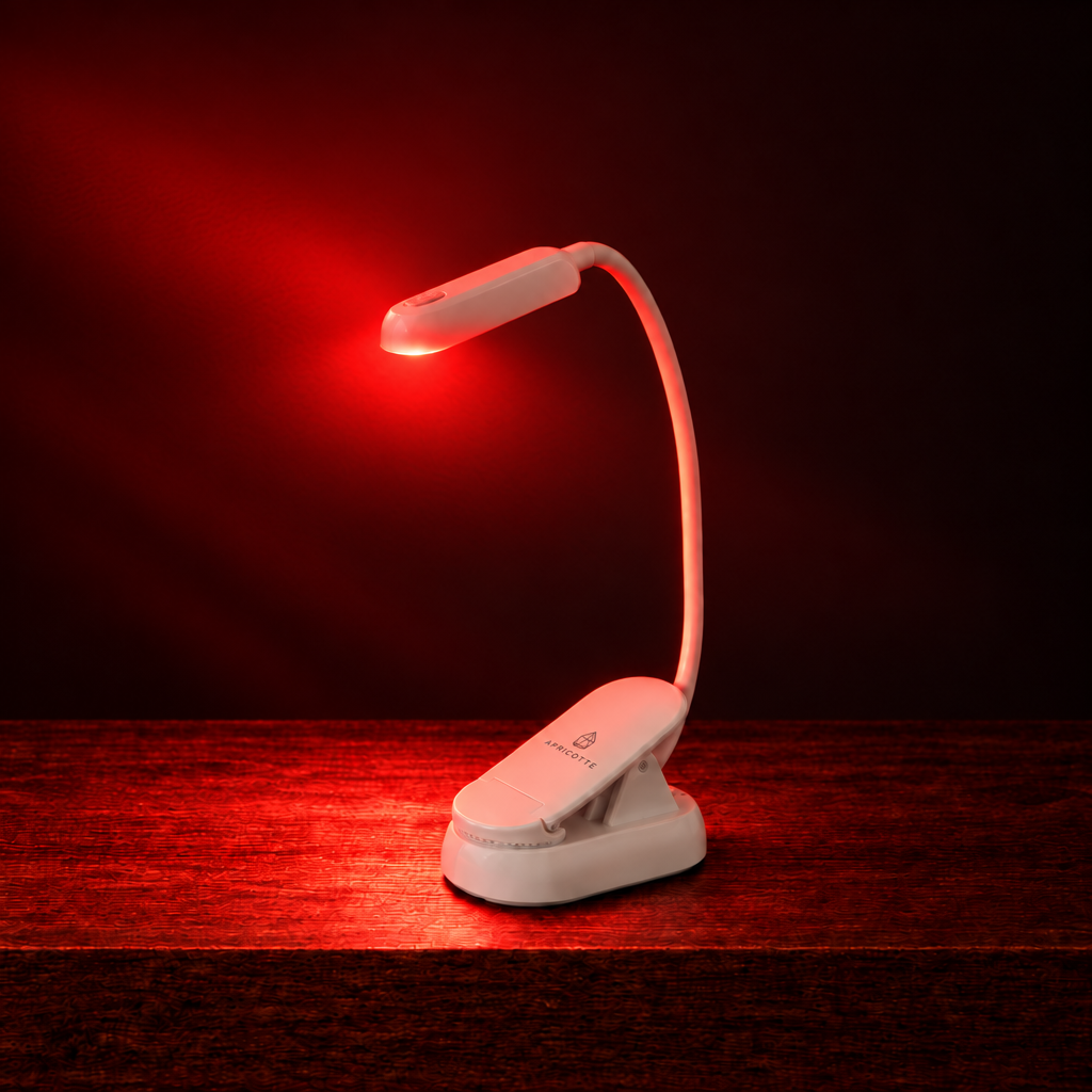 Pinza lámpara luz roja - recargable