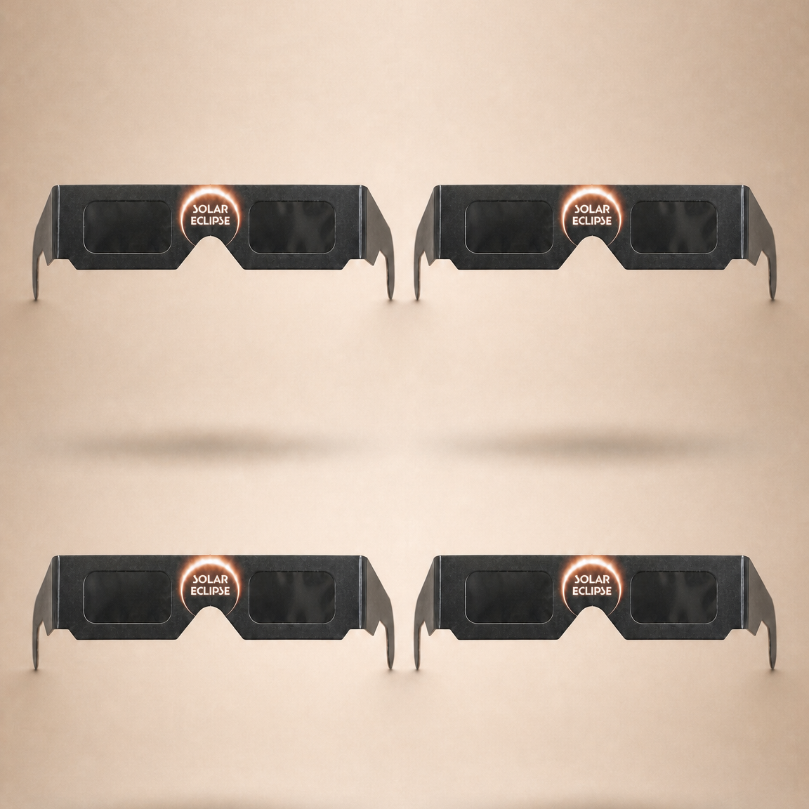Pack 4 Gafas Eclipse Solar 2026