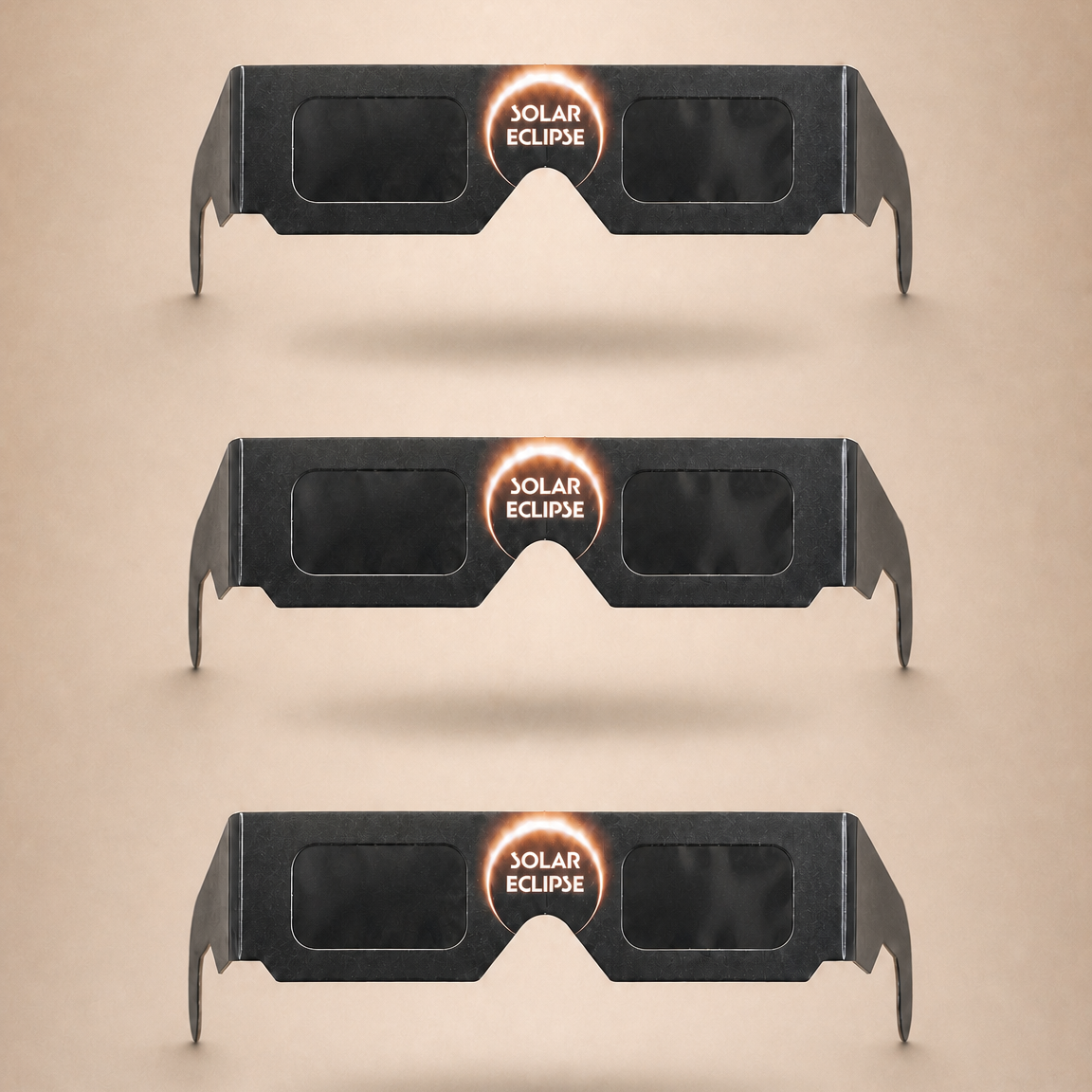 Pack 3 Gafas Eclipse Solar 2026