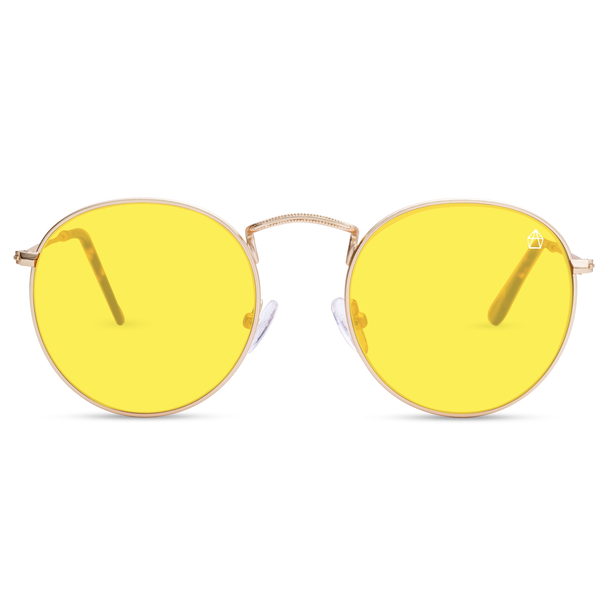 Gafas antifatiga antifatiga para hombre, lentes amarillas